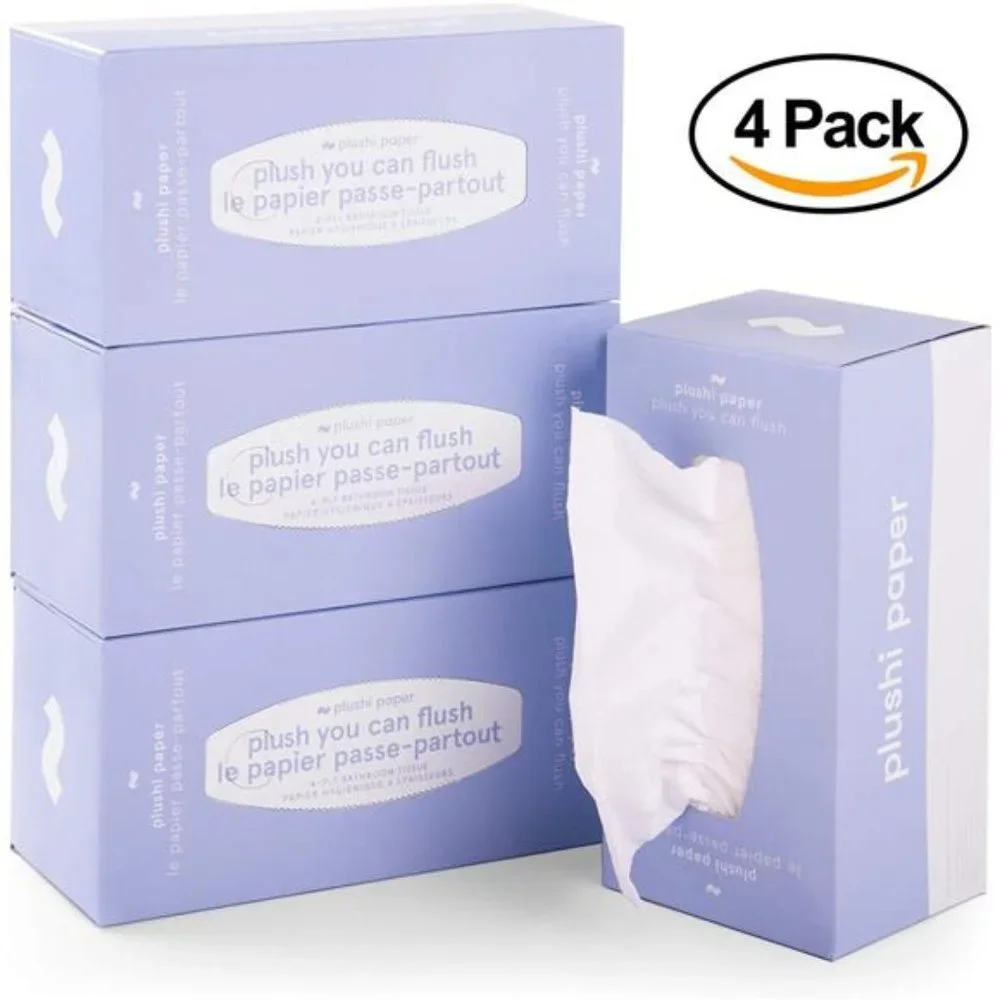 Paper Septic Safe Tube Free 4 Ply Soft Toilet Paper RV Essential & Mom Approved